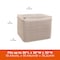 Modern Leisure Chalet Square Air Conditioner Cover, 36 in. Square x 3 in. H, Beige 3039 - alternate 3